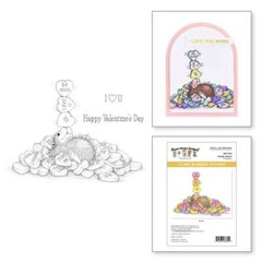 Spellbinders – CLING RUBBER STAMPS – CANDY HEARTS – RSC- 022