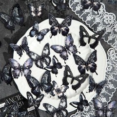 20Pcs Vintage Gothic Paper Stickers Junk Journal Album Scrapbooking Collage Art