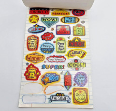 Learning Playground LP Motivational Stickers Over 300 Stickers Kids Boys Girls