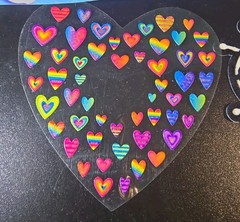 Lisa Frank tattoo And Sticker Bundle Butterfly Jerseys Smily Faces. READ