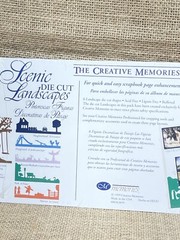 Creative Memories Scenic Landscapes Die Cut Shapes – New!