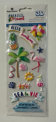 Paper House 3D Puffy Stickers-Pumpkins, Where The Wild Things Are, Skulls