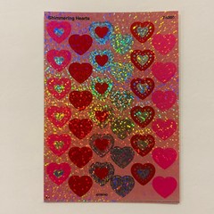 TREND Sparkle Sticker Sheets PROUD HEARTS, SUN SMILES, HEARTS 5 pk NEW