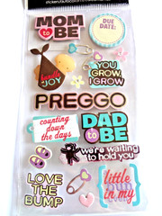 JOLEES Pregnancy Mom Dad To Be New Baby Scrapbooking Stickers By SandyLion