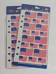 2 – Vintage American Flag Sticker Packs – Stickopotamus Inc Patriotic Americana