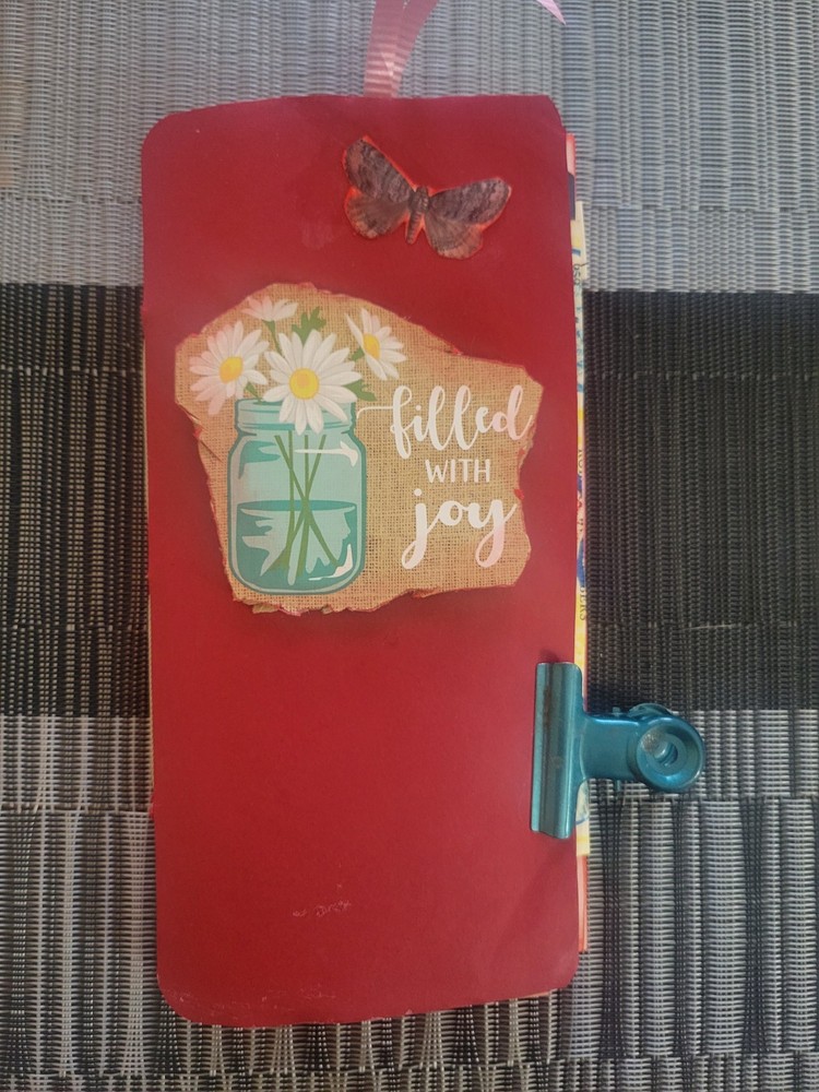 Handmade hard cover travel spring Junk Journal Matching & Ephemera