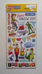 Carta Bella Toy Box Vintage Toys Chipboard Accents Scrapbooking Embellishments