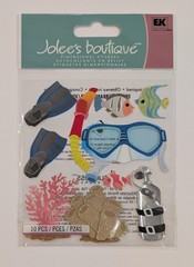 Jolee’s Snorkeling Scuba Diving Fish Coral Sea Life Scrapbooking Stickers