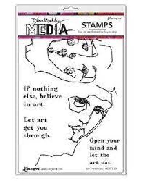 RANGER – DINA WAKLEY MEDIA – RUBBER STAMPS – LET THE ART OUT