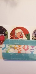 16 Cute Vintage Style Christmas Stickers/Retro Christmas Stickers Labels Seals