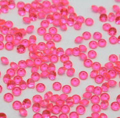 2000 Pink Acrylic 4mm Diamond Confetti Wedding Deco Supplies Table Scatter