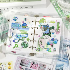 Aesthetic Scrapbook Sticker Book Set 1000 Plus Pcs Vintage Collage for