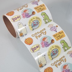 Vintage Frances Meyer Halloween Costume Party Sticker Roll Lot of 16 Sheets READ