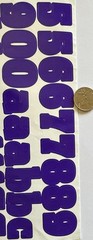 PURPLE 1-1/4 ALPHABET Stickers(2 sheets)Stickabilities•Letters •Numbers•Words•