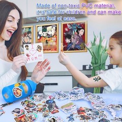Large Anime Stickers Mixed Pack,600Pcs Mixed with Classic Anime Theme Sticker…
