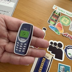 Retro Y2K Millennial Internet Icon Sticker Pack, 90s Kids, Waterproof Vinyl