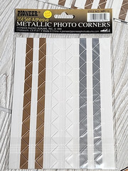 Pioneer 5 Packs Self Adhesive Metallic Photo Corner1020 Photo Album Stickers New