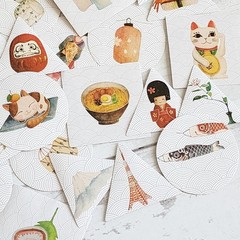 45PCS Cute Japanese Item Kawaii Stationery Scrapbooking Planner Diary Stickers