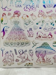 Large Lisa Frank Foil Sticker Sheet