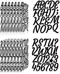 Versatile 336 Piece Waterproof Letter Stickers for Crafting & Organization