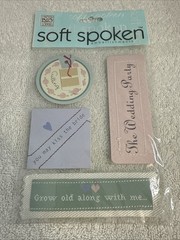 SOFT SPOKEN ME & MY BIG IDEAS 3D STICKERS THE WEDDING #67