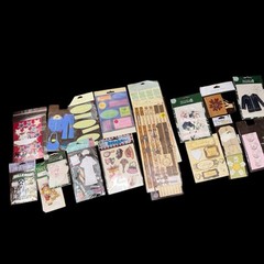 HUGE LOT 30 Packages Of Stickers & Embellishments Crafts Scrapbooking Hobbies