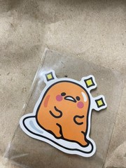 12pcs Cute Gudetama Stickers Kawaii Lazy Egg Cartoon Aesthetic Waterproof