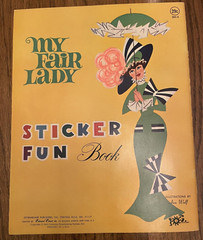 MY FAIR LADY Sticker Fun booklet 1965 Ottenheimer Illustrated by Ann Wolf RARE!!