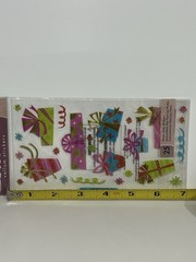 Sticko EK Success Stickers Crafting Scrapbooking Cathy B Vellum Party Presents