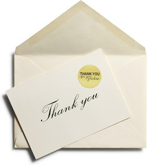 Gold Foil Thank You for Your Purchase Stickers 1.5″ round 500 Labels per Roll (G