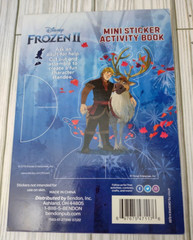 Frozen 2 Mini Sticker Activity Book 100 Stickers Miniature Disney Bendon Kids 7″