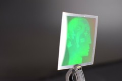 VTG Polaroid 3-D 90’s Hologram Sticker – TOO MUCH 2 THINK ABOUT ~ 1.75 X 1.75″