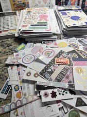 Huge lot of Asst scrapbook & Happy Planner Stickers, hundreds of pages see pics!