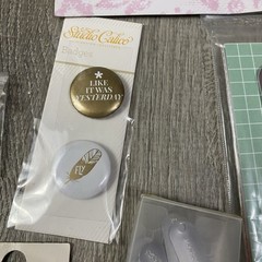 Lot of Stickers & Accents Metal Crafts Scrapbook Journal Tags Lace Pins🔥🔥🔥