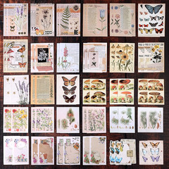 200Pcs Vintage Junk Journal Supplies,Scrapbook Supplies Scrapbooking P