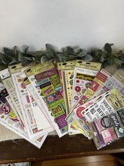 Scrapbook Sticker Lot Best Friends Girls Sassy Hugs Sisters 3D Girl Power