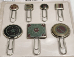 Cloud9 Designs Photo Banner 2 Epoxy Paper Clips Dog Themed 7 Count – New