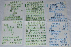 HUGE Misc Lot 47 Sheets Alphabet Letters Numbers Scrapbook Stickers Scrapbooking