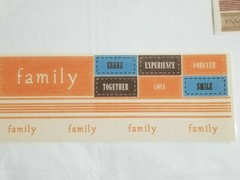 NEW Lot 10 MME Adhesive Twill Scrapbooking Kit Titles Word Labels Ribbon -F