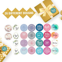 3000 Pcs Thank You Stickers,Self-Adhesive Small Stickers 1 Inch,Thank You Labels