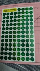Vintage Trend Green Sparkle Smiles T-46504 1 Sheet