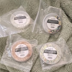 Stampin’ Up! Iridescent Sequins Plastic Embellishments Lot of 4