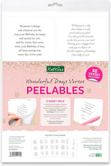 Designs Wonderful Days Peelables Stickers for Card Making. 48 Peelable Verses &