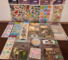 21 Packs/Sheets Stickers, Embellishments 4 Crafts/Scrapbooking -Animal/Pets #181