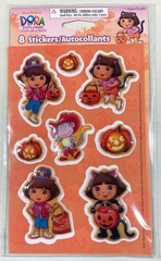 2 Dora The Explorer Puffy 3D Sticker Pks 2011 Stickety Doo Da Halloween Pumpkins