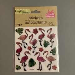 Flamingo Sticker Assortment- 4 Sheets