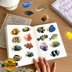 Jictegb 100PCS Marine Life Stickers