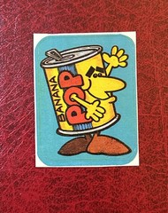 Vintage Scratch and Sniff Sticker- Banana Scent