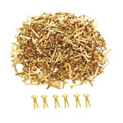300x Brads for Paper Crafts Paper Fasteners Mini Multipurpose 4.5×8 mm Crafting