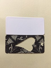HEART TAG Die-Cuts(12pc)Comes In 2 Sizes(1-1/4″x 1/2″)&(7/8″x 2″)Card Making•